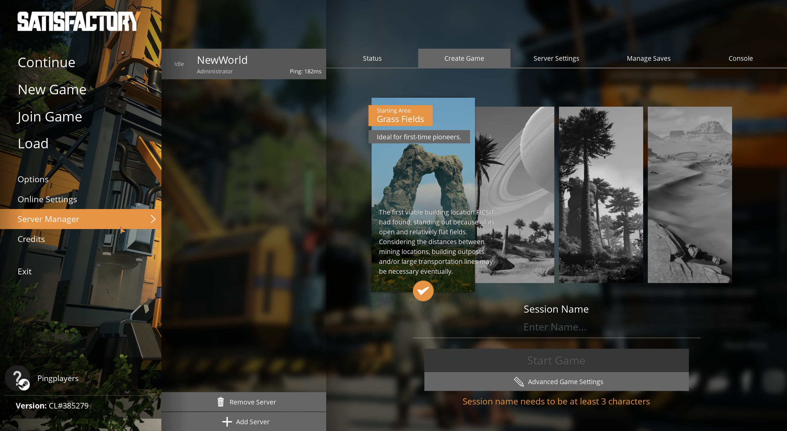 Satisfactory Server Satisfactory Server Manager: Tweak and Manage your Server to your ...